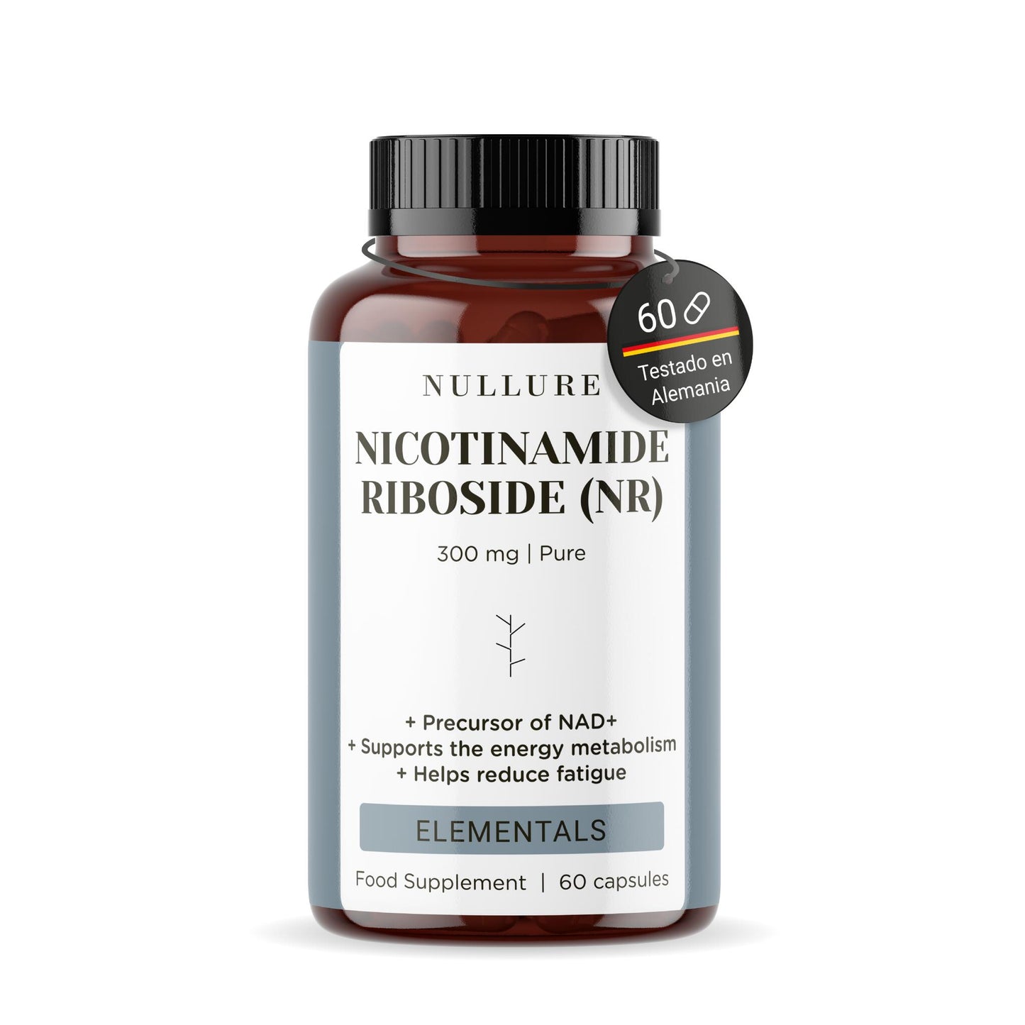 Nad nicotinamide riboside 300mg – nr puro >99%, energía, antiedad y clean label (60 cápsulas)_0