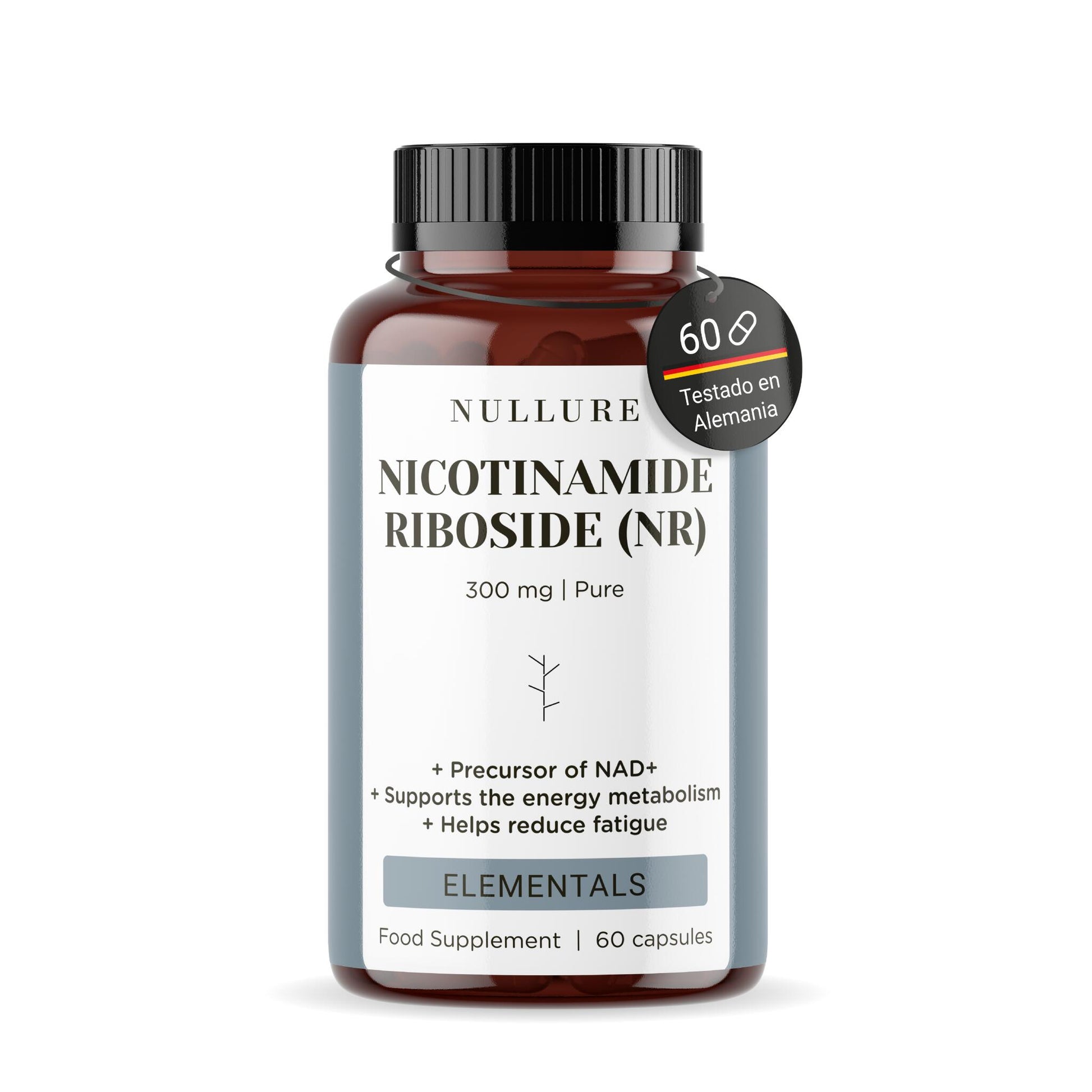 Nad nicotinamide riboside 300mg – nr puro >99%, energía, antiedad y clean label (60 cápsulas)_0