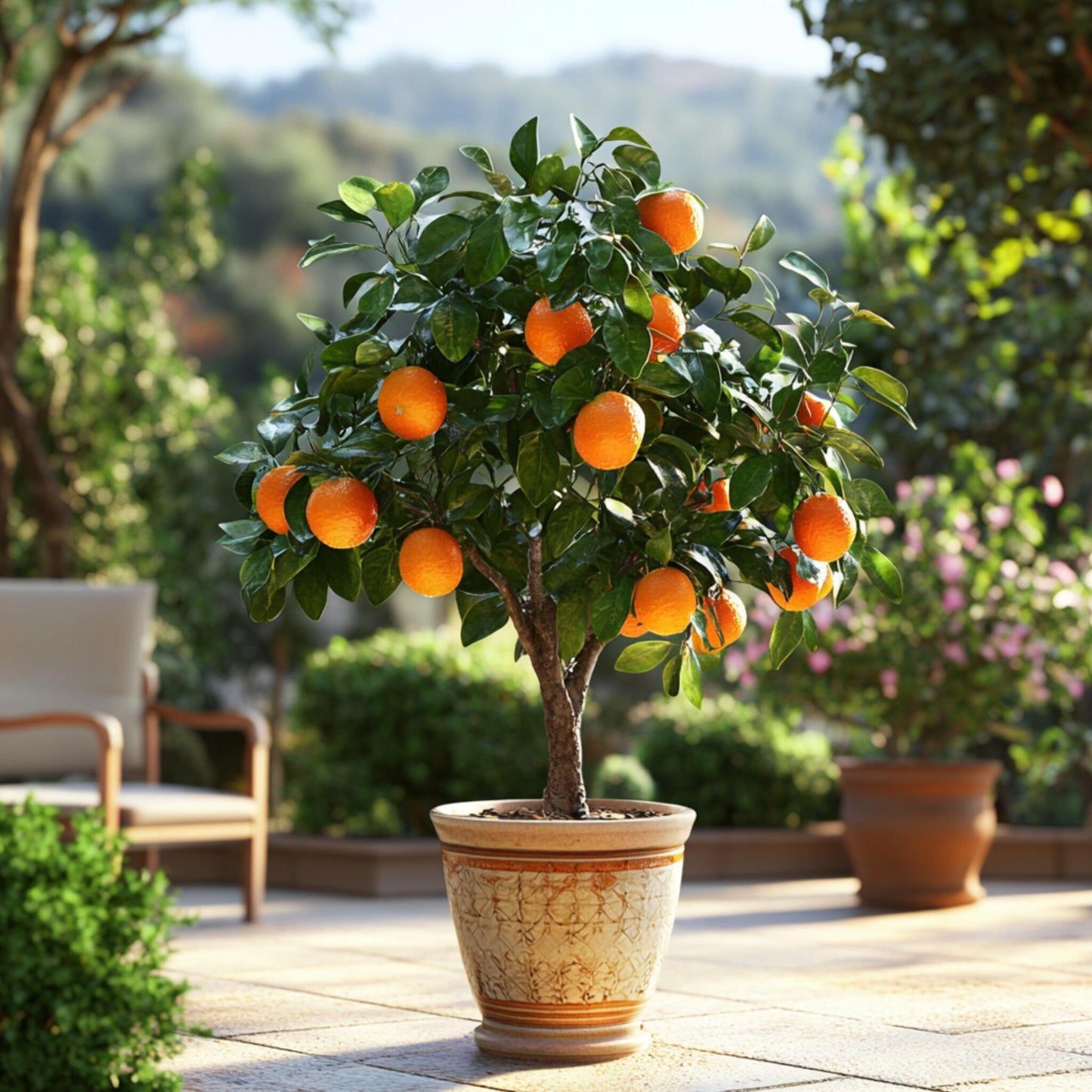 Naranjero - Citrus Aurantium Tarocco - Altura 90-110cm - ⌀19cm_1