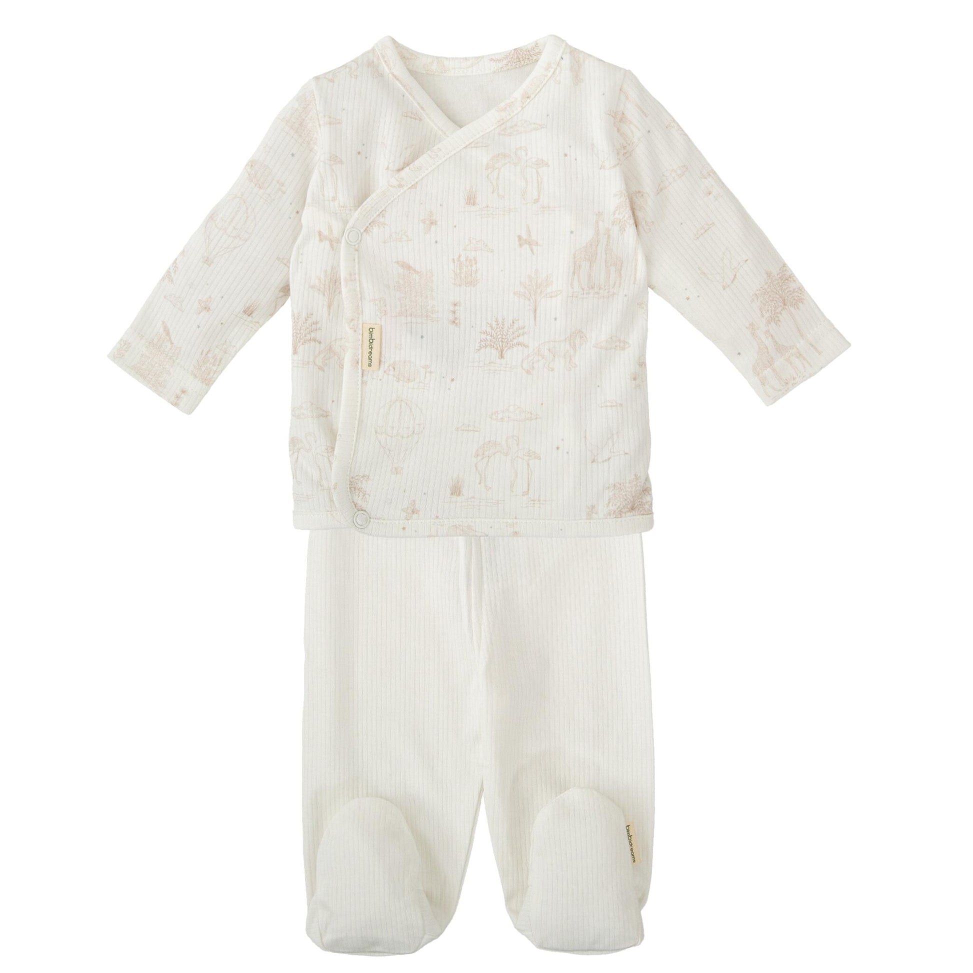 Noe Conjunto Jubón Y Polaina Primera Puesta 1-3 Meses._0