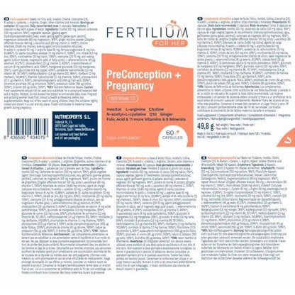 Preconcepción y Embarazo Fertilium 60 cápsulas
