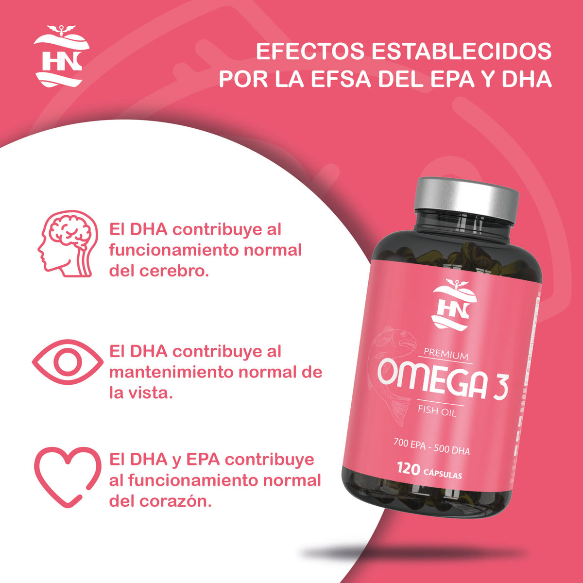 Omega 3 Capsulas 2000 Mg A Base De Aceite De Pescado - 120 Perlas Blandas Con 700mg Epa - 500mg Dha Con Vitamina E_2