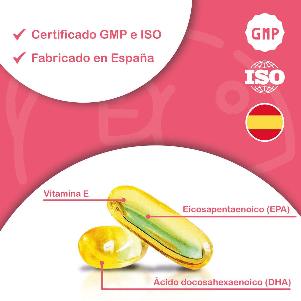 Omega 3 Capsulas 2000 Mg A Base De Aceite De Pescado - 120 Perlas Blandas Con 700mg Epa - 500mg Dha Con Vitamina E_4