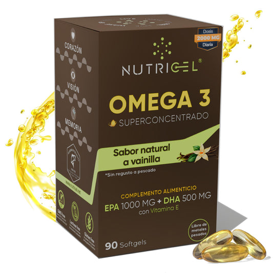 Omega 3 Epa 1000mg Dha 500mg Formato Blister 90 Perlas - Nutricel_0