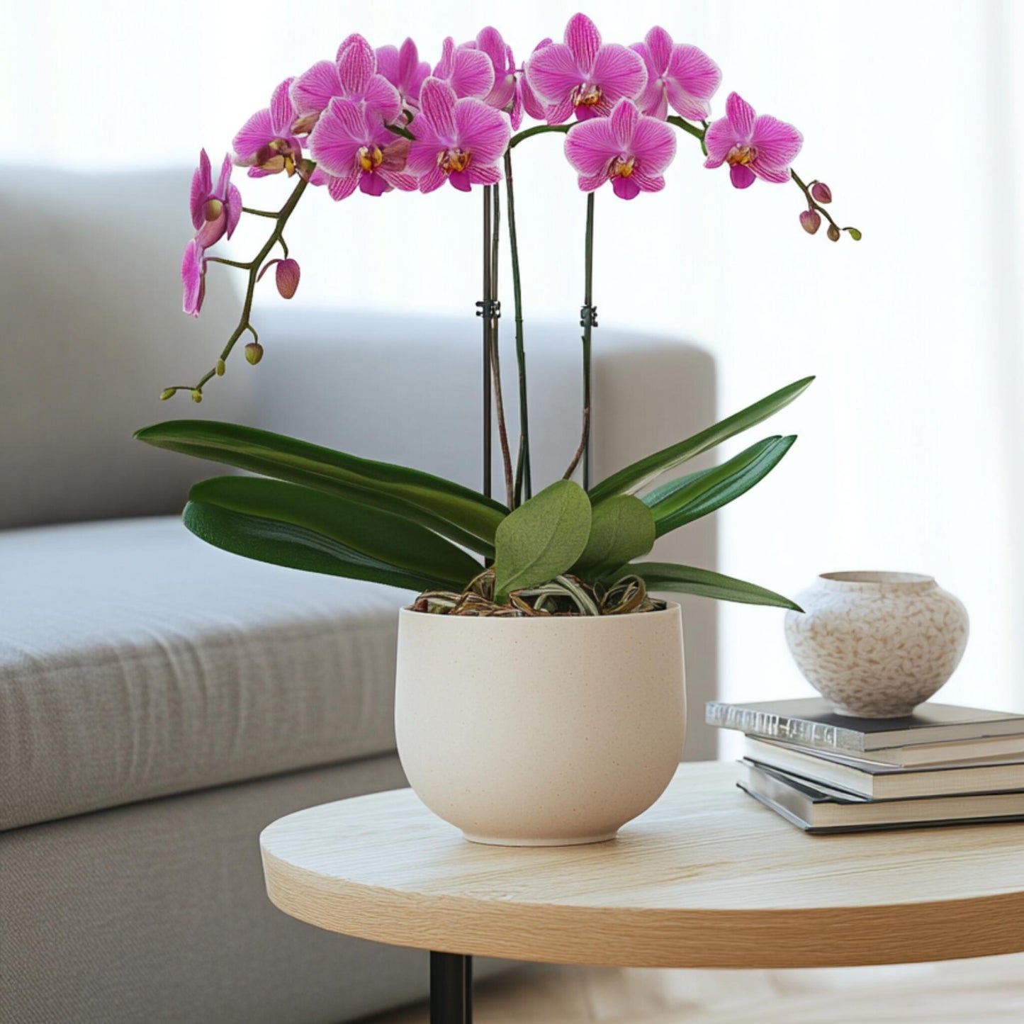 Orqídea Phalaenopsis - Phalaenopsis Multiflora - Altura 35-45cm - ⌀12cm_1