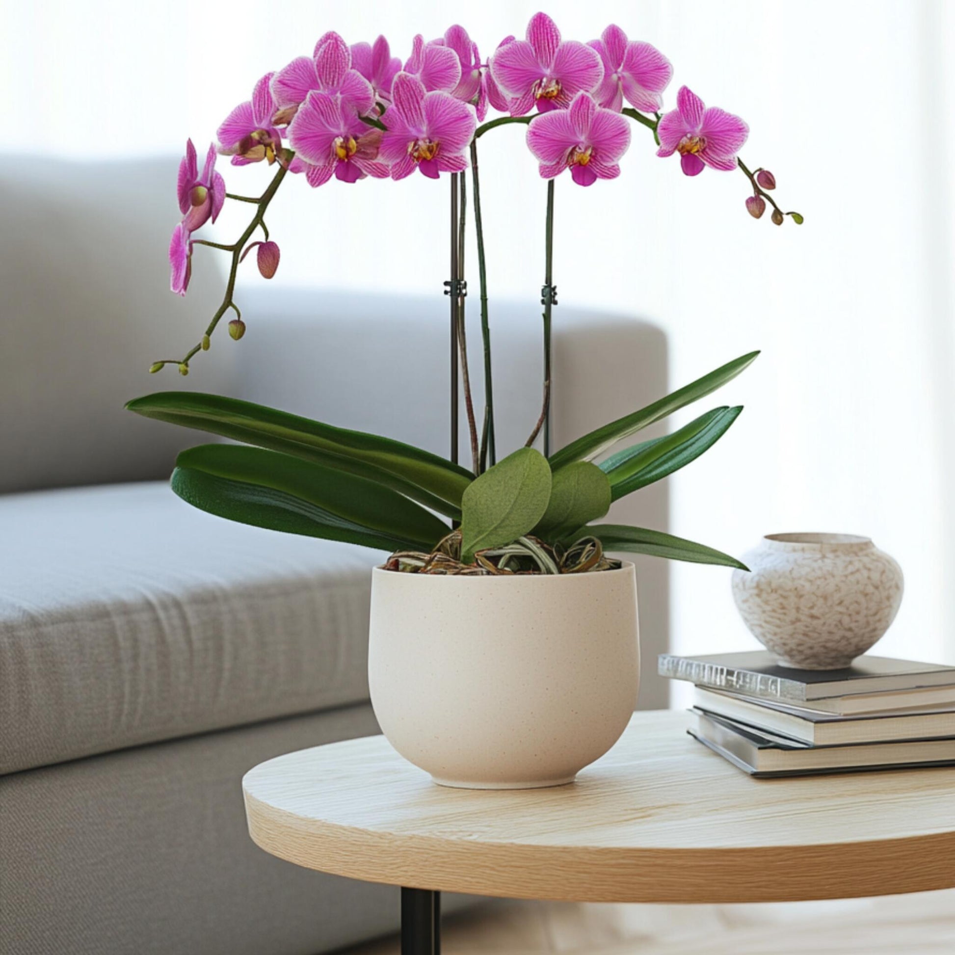 Orqídea Phalaenopsis - Phalaenopsis Multiflora - Altura 35-45cm - ⌀12cm_1