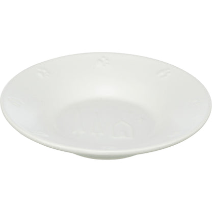 Comedero de cerámica, Navidad, 0,2 l/ø 16 cm, blanco Trixie