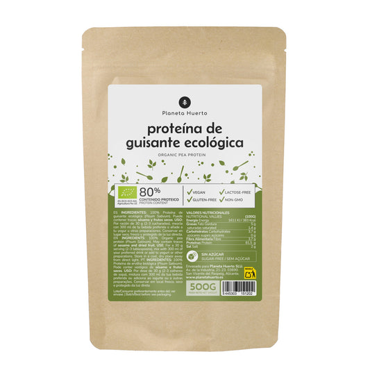 Proteína de Ervilha 80% ECO Planeta Huerto 500 g