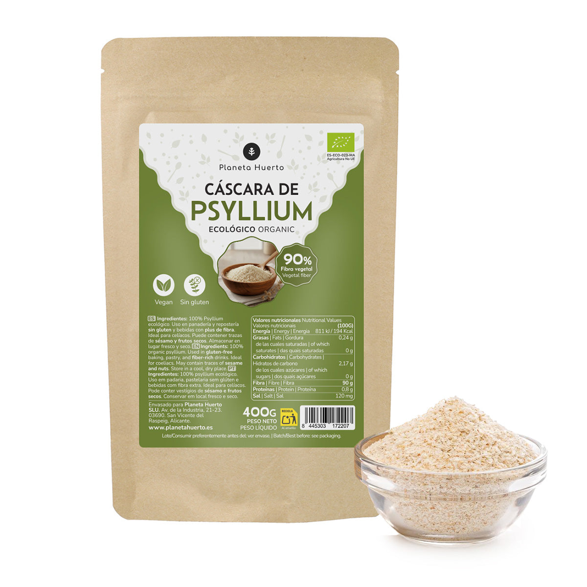 Casca de psílio Casca ECO Planet Garden 400 g