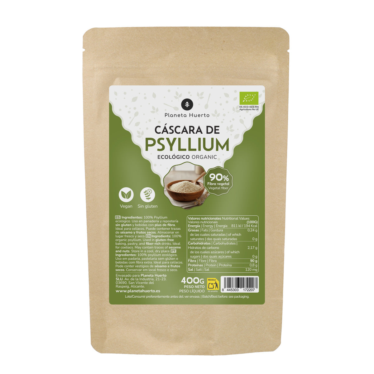 Casca de psílio Casca ECO Planet Garden 400 g