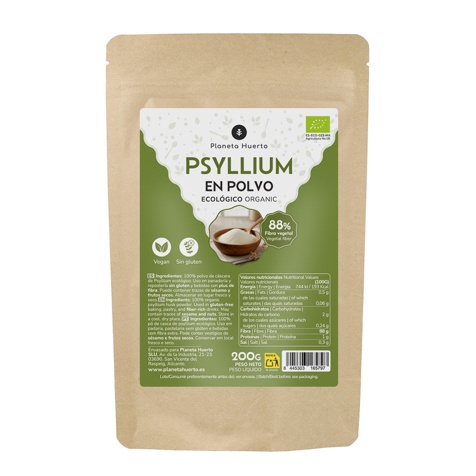 Psyllium em pó Eco Planeta Huerto 200 g
