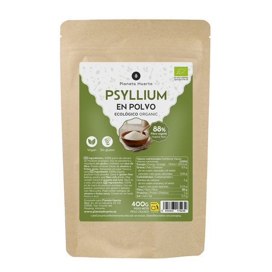 Psyllium em pó Eco Planeta Huerto 400 g