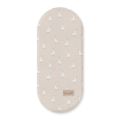 Pack 2 Bajeras Capazo Algodón Satinado Y Muselina Retro Flower_4