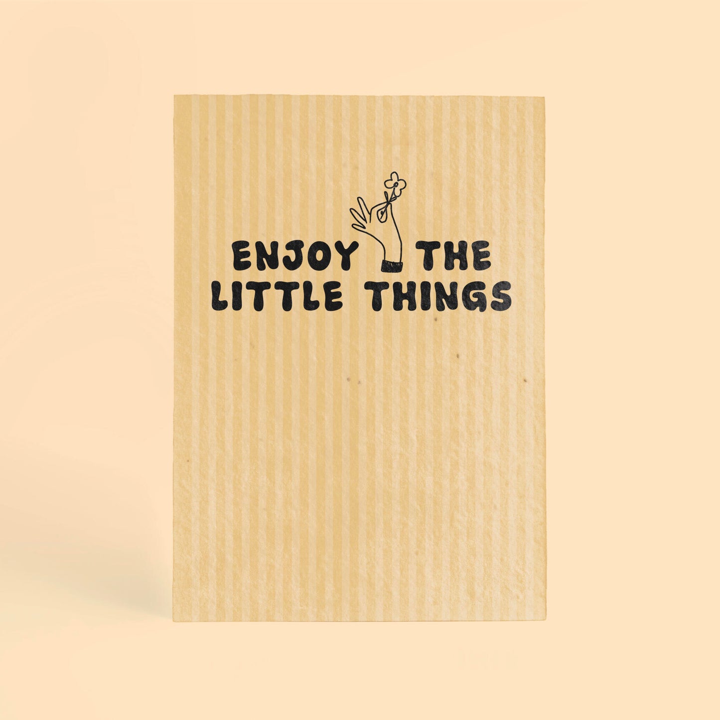 Pack 3 Postales Plantables – Best Friends, Flower Power Y Enjoy The Little Things - Resetea_3