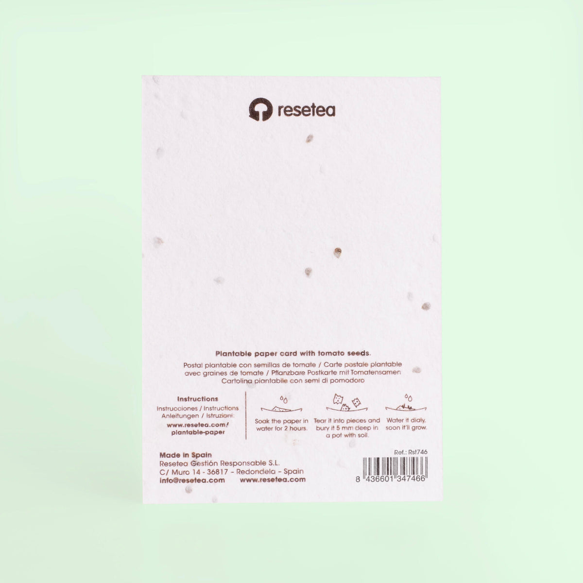 Pack 3 Postales Plantables – Best Friends, Flower Power Y Enjoy The Little Things - Resetea_4