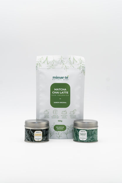 Pack A Todo Matcha Ecológico Premium, Ceremonial y Chai_0