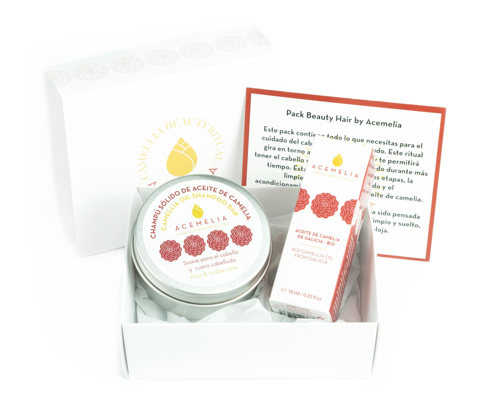 Pack Beauty Hair Acemelia | Champú Sólido y Aceite de Camelia_0
