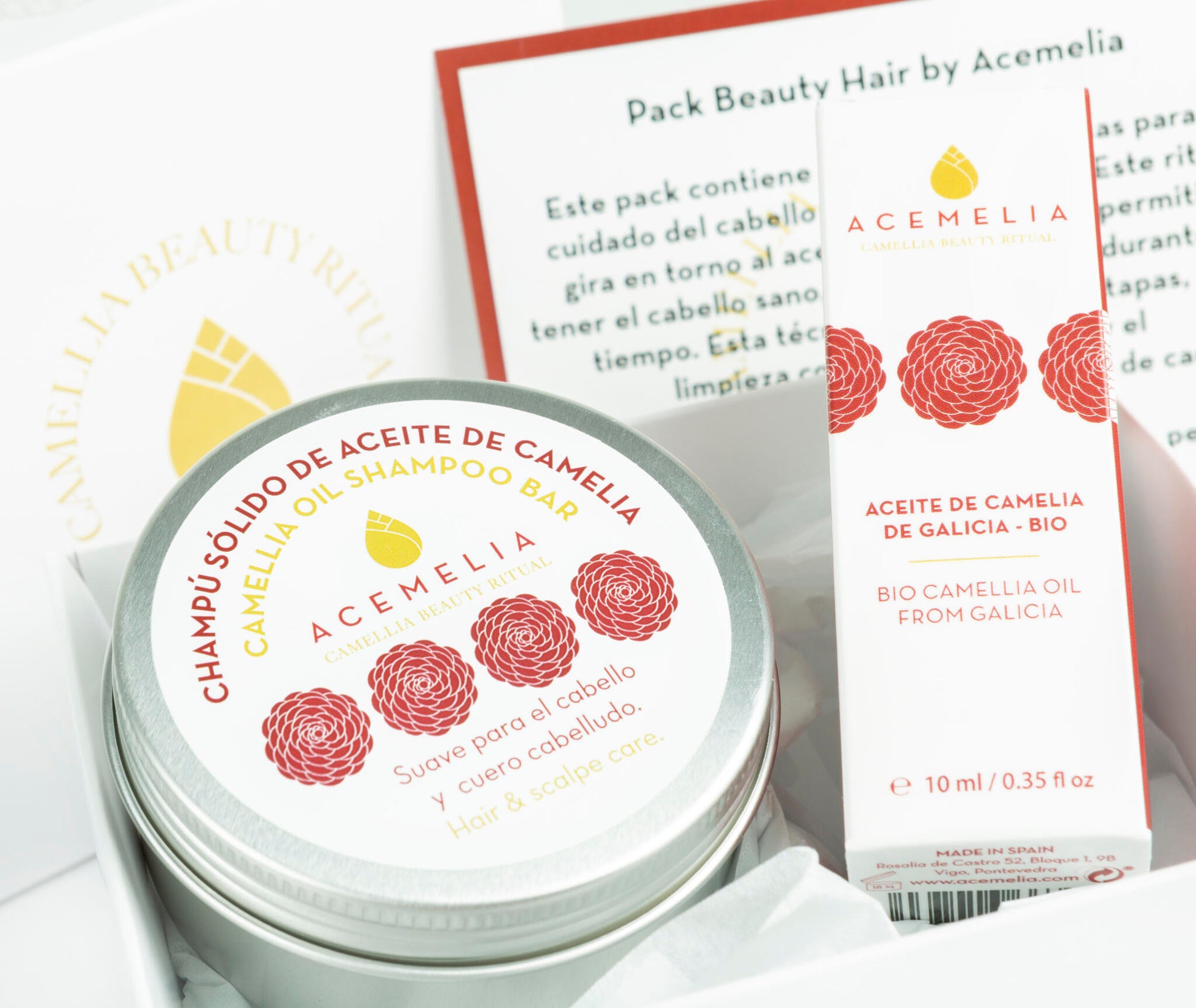 Pack Beauty Hair Acemelia | Champú Sólido y Aceite de Camelia_3