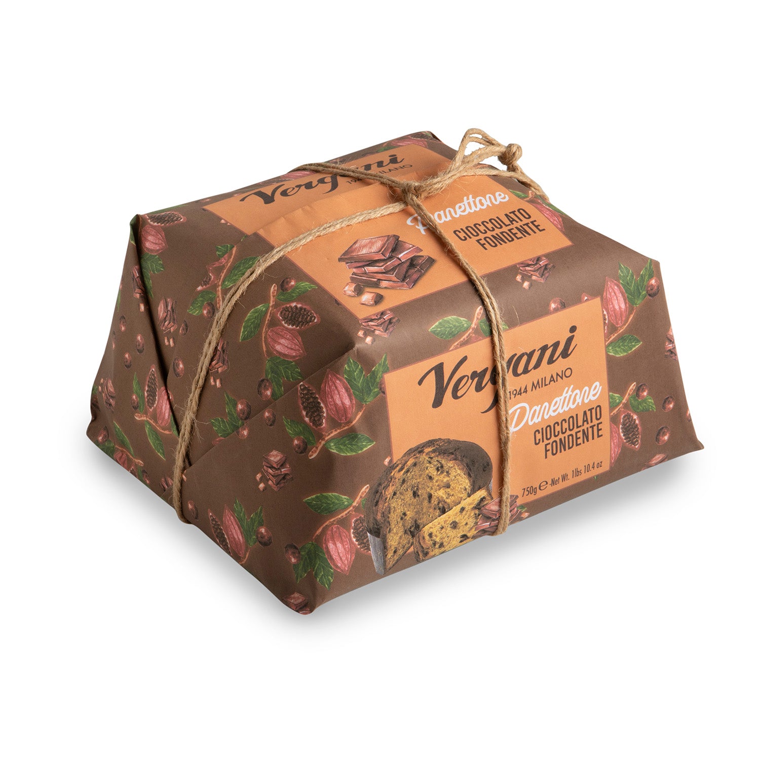 Panettone con Chocolate Negro Vergani 750 g