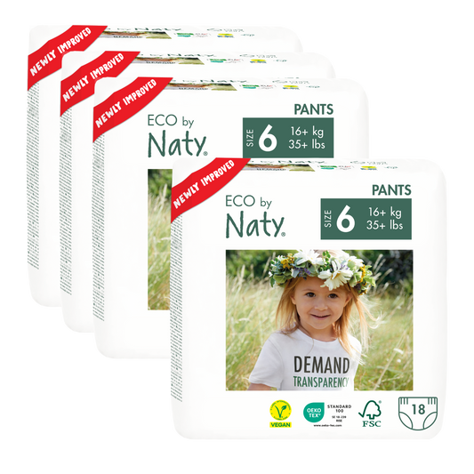 Pack de fraldas e cuecas nº 6 Naty 16+ kg 36 unidades