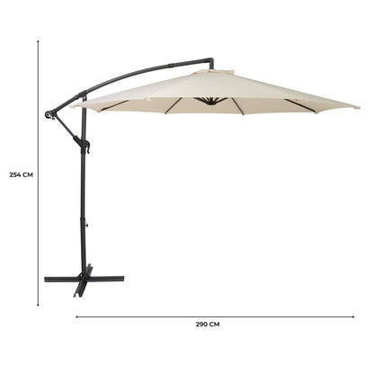 Parasol Excéntrico De 3 M – Crema_4