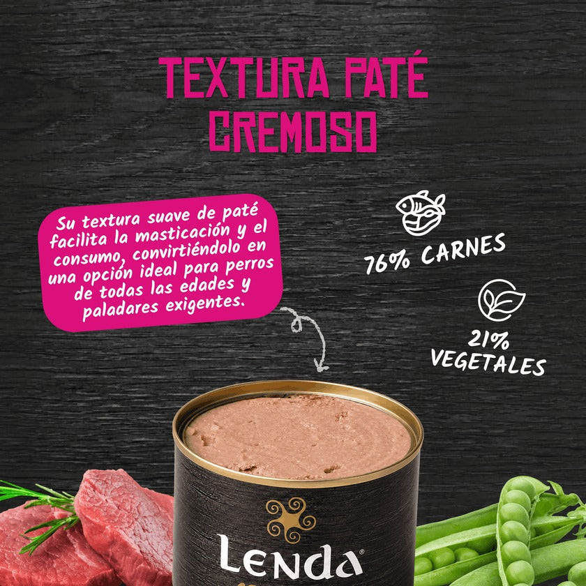 Paté para Perros de Buey Grain Free Lenda 400 g