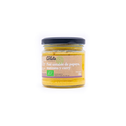 Paté Untable De Papaya, Manzana Y Curry 180g_0