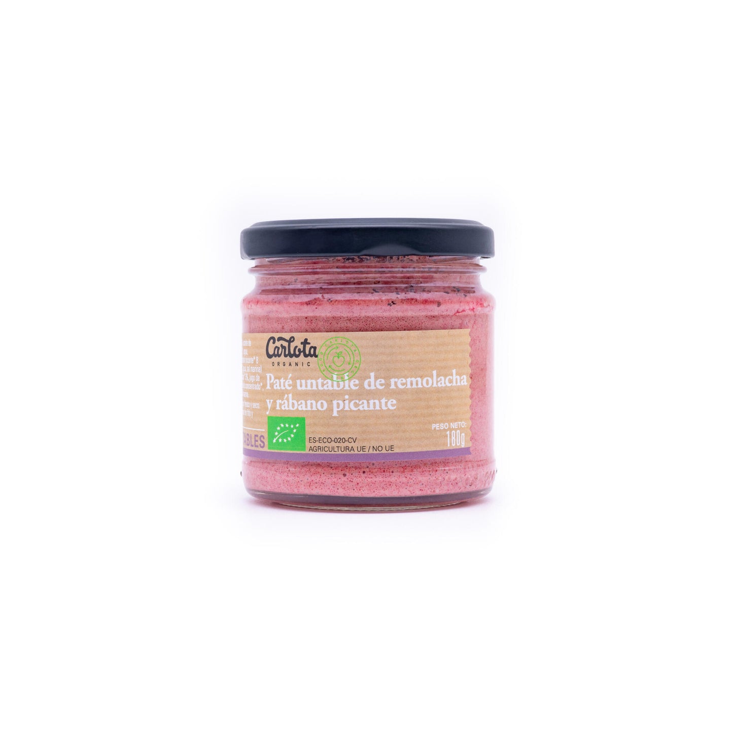 Paté Untable De Remolacha  Y Rábano Picante 180g_0