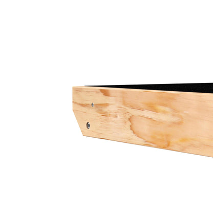 Pawhut Rampa Plegable Perros Madera Antideslizante Altura Ajustable 90x40x61 Cm_3