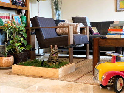 Petground, Cama Para Gatos, Caja De Madera, Accesorio, Mueble S: 69 X 45 Cm_2