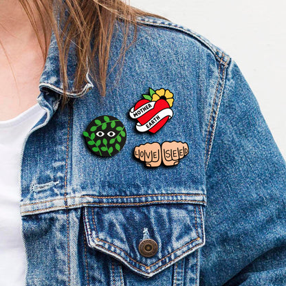 Pin Love Seed - Accesorio Moderno y Original para Chaquetas, Mochilas y Bolsos - Nature Vibes_2