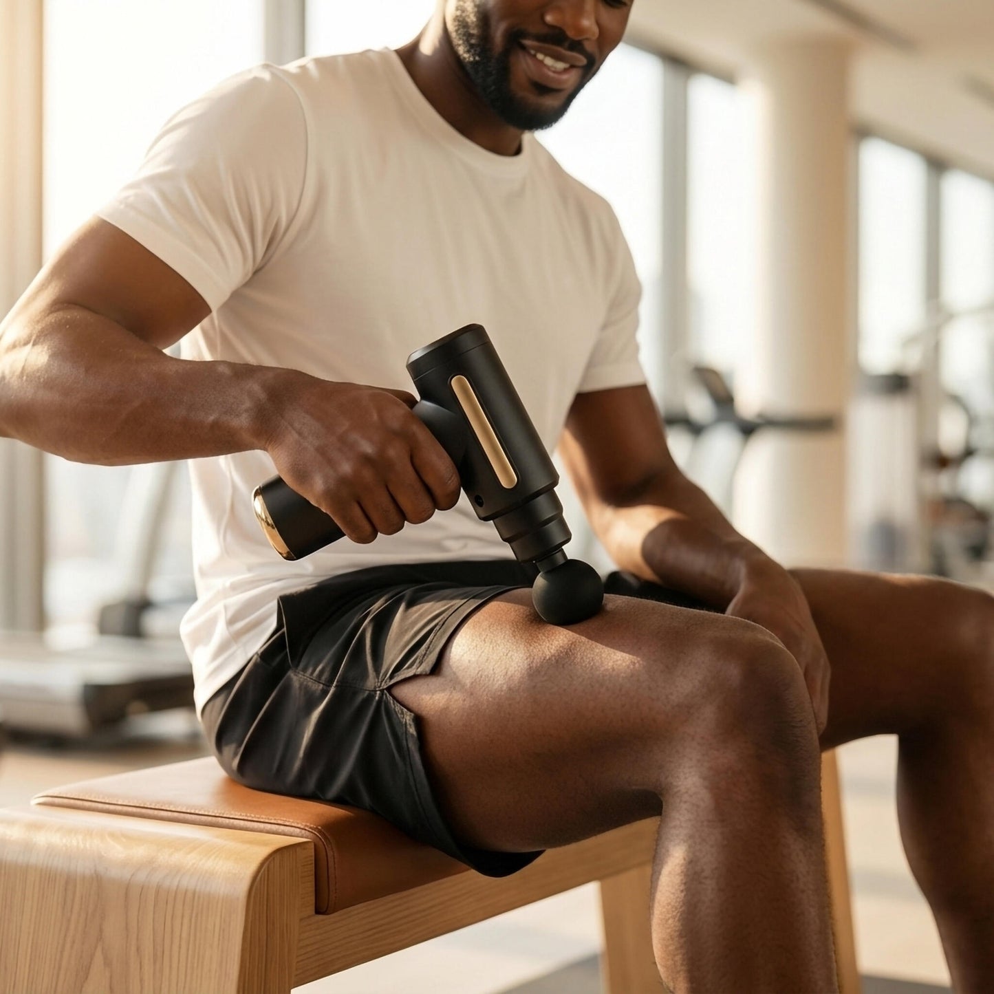 Pistola De Masaje De Percusión Compacta –terapia Miofascial, Masaje Muscular, Recuperación_1
