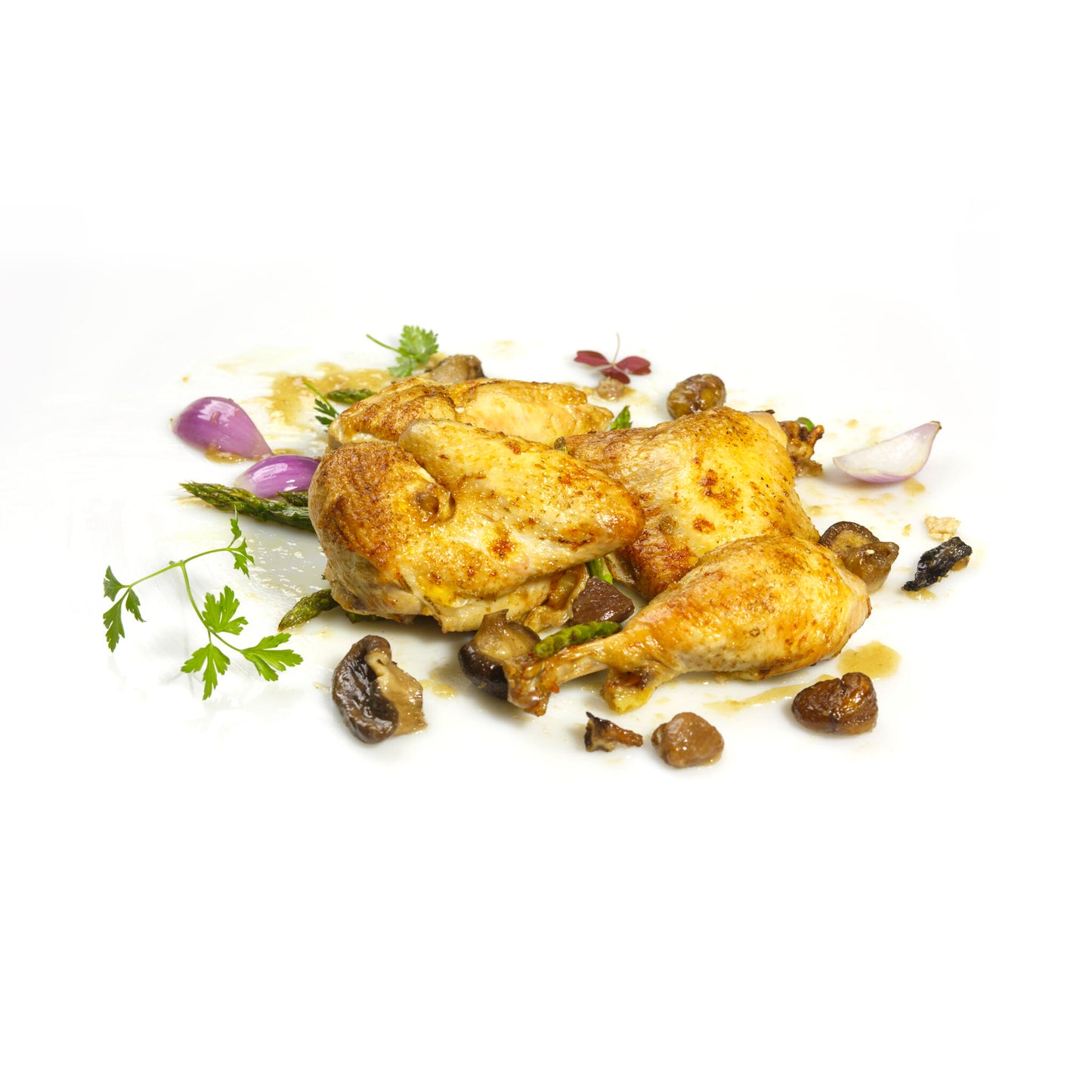 Pollo Ecológico Asado Al Horno Con Castañas Y Setas 1 kg_1