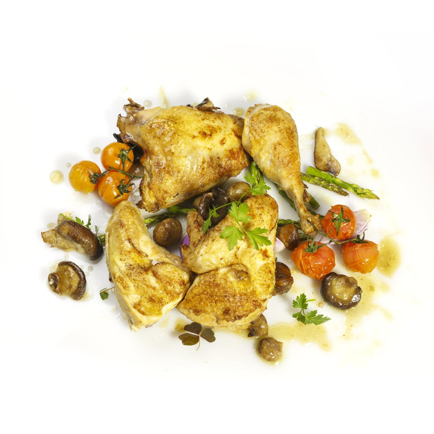 Pollo Ecológico Asado Al Horno Con Castañas Y Setas 1 kg_2