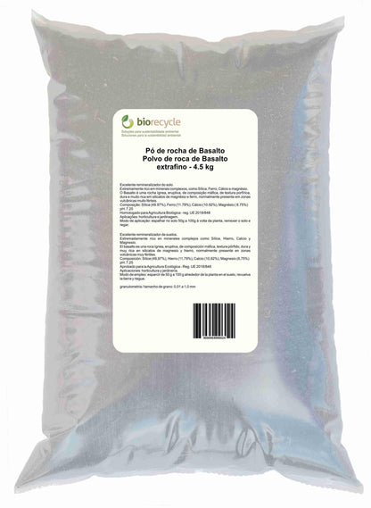 Polvo de roca de Basalto extrafino - 4.5 kg_0
