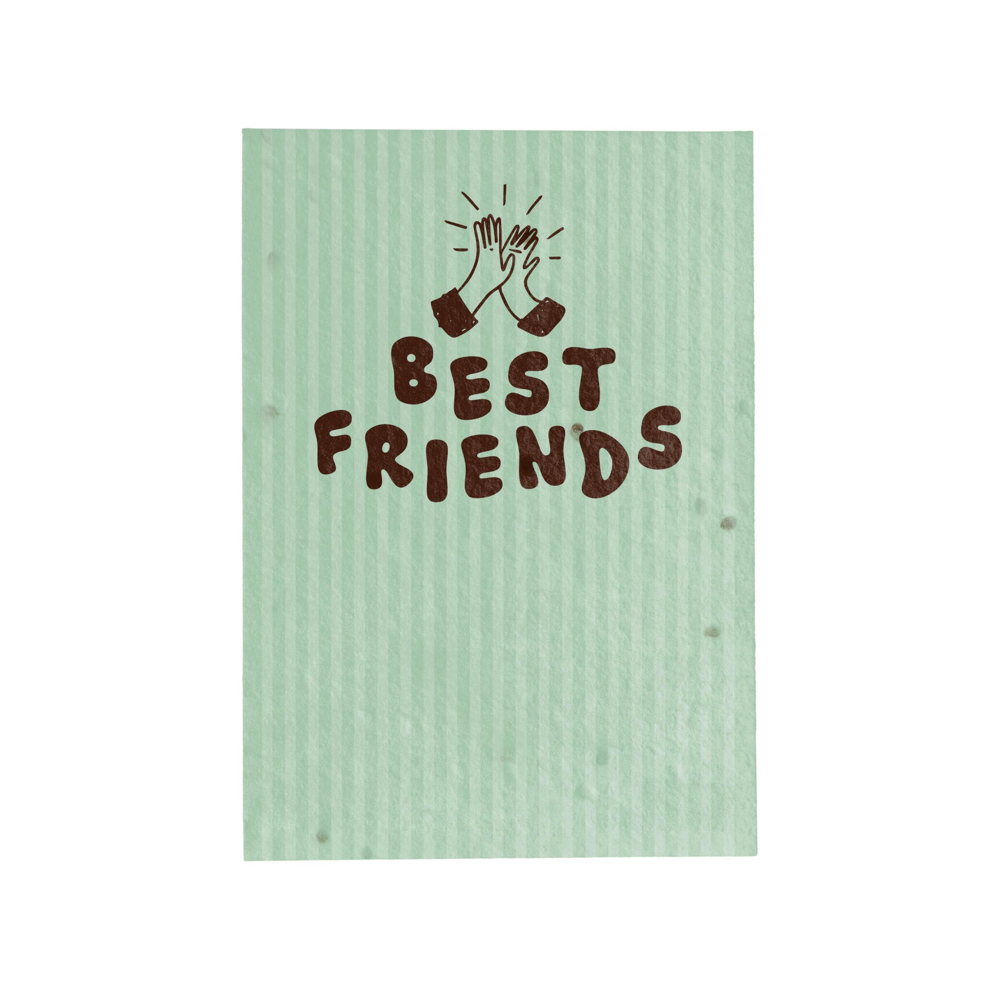 Postal Plantable Best Friends Con Semillas De Tomate – Papel De Algodón Reciclado - Resetea_0