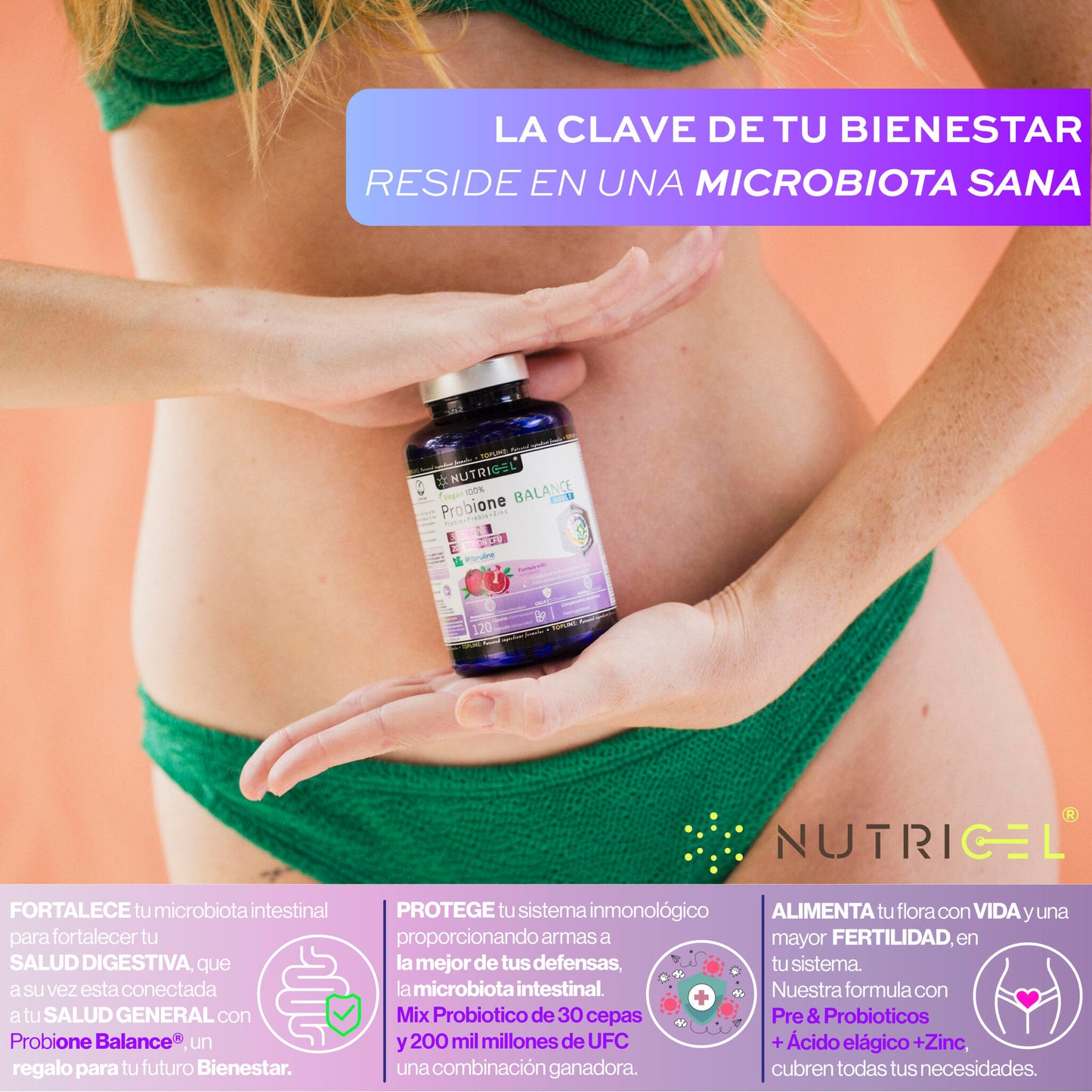 Probione Balance® - Probióticos Intestinales 30 Cepas + 200 Billones Ufc_1