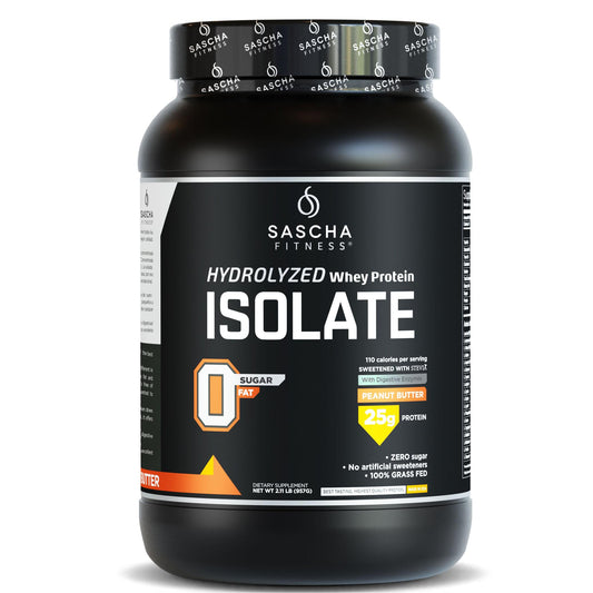 Proteína Whey Sabor Mantequilla De Cacahuete - Sascha Fitness España_0