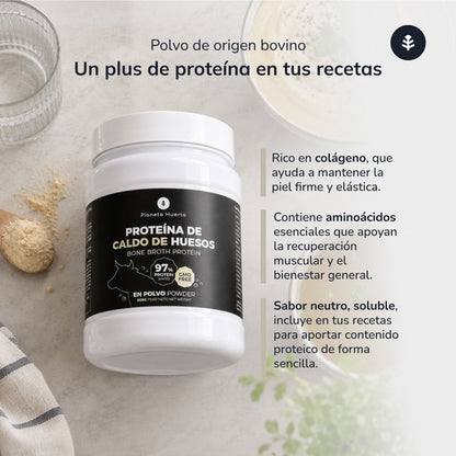 Proteína de caldo de huesos en polvo Planeta Huerto