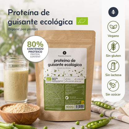 Proteína de Ervilha 80% ECO Planeta Huerto 1 kg
