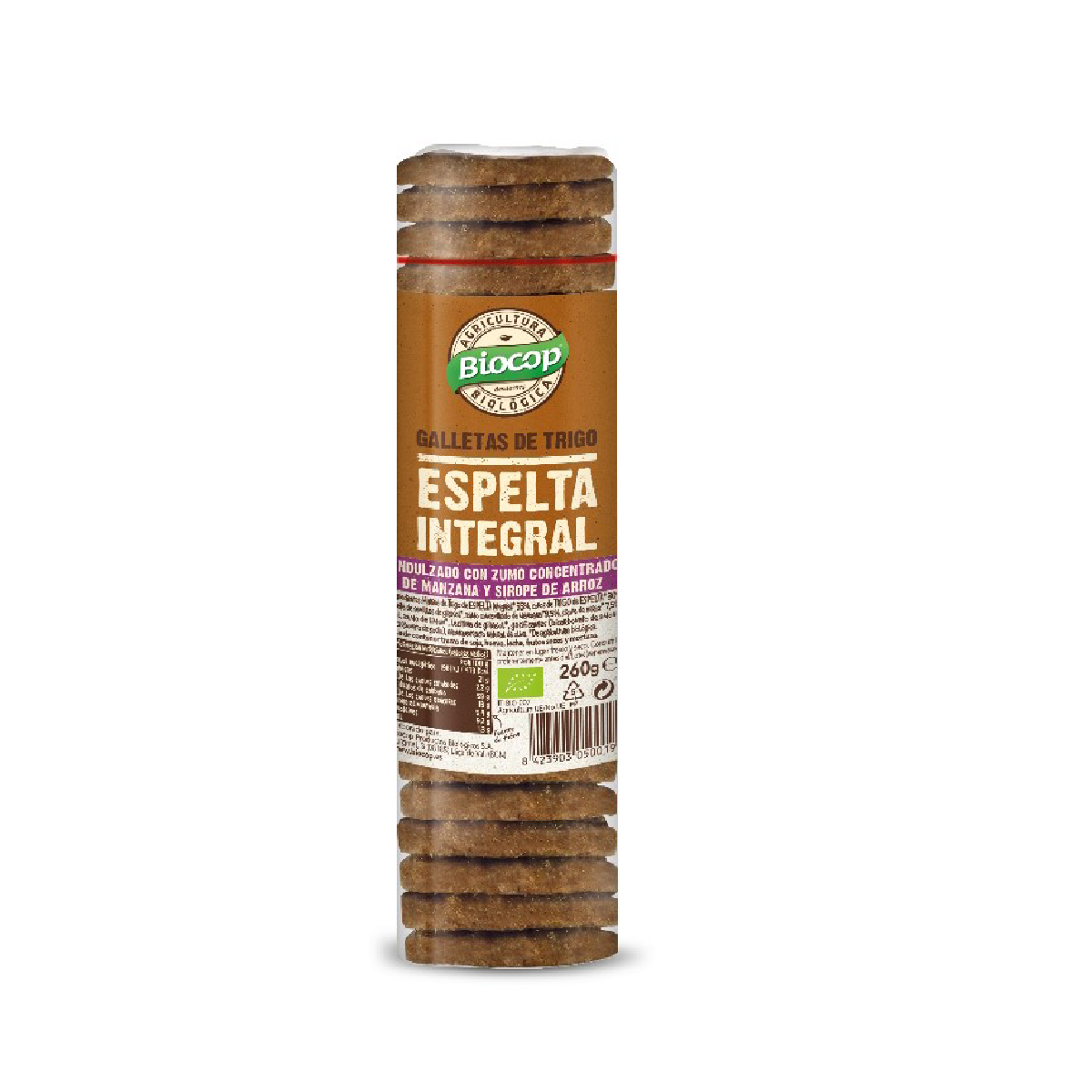 Biscoitos de Espelta Integral Biocop 250 g