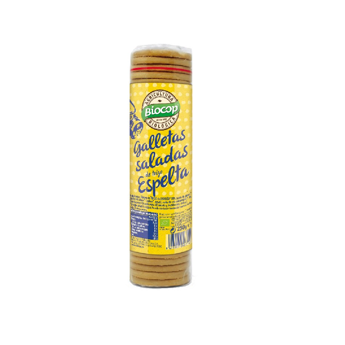 Biscoitos Salgados de Trigo Espelta Biológico Biocop 250 g