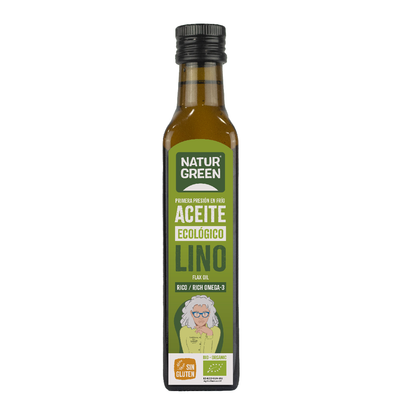 Óleo de Linhaça Biológico NaturGreen, 250 ml