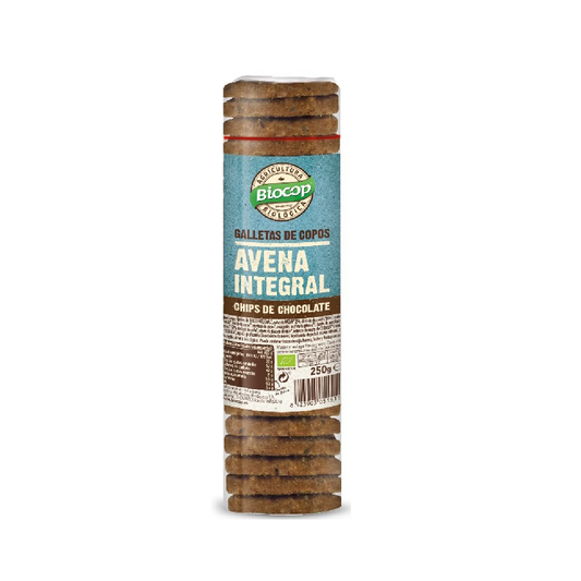 Biocop Bolachas de aveia integral com pepitas de chocolate biológico 250 g
