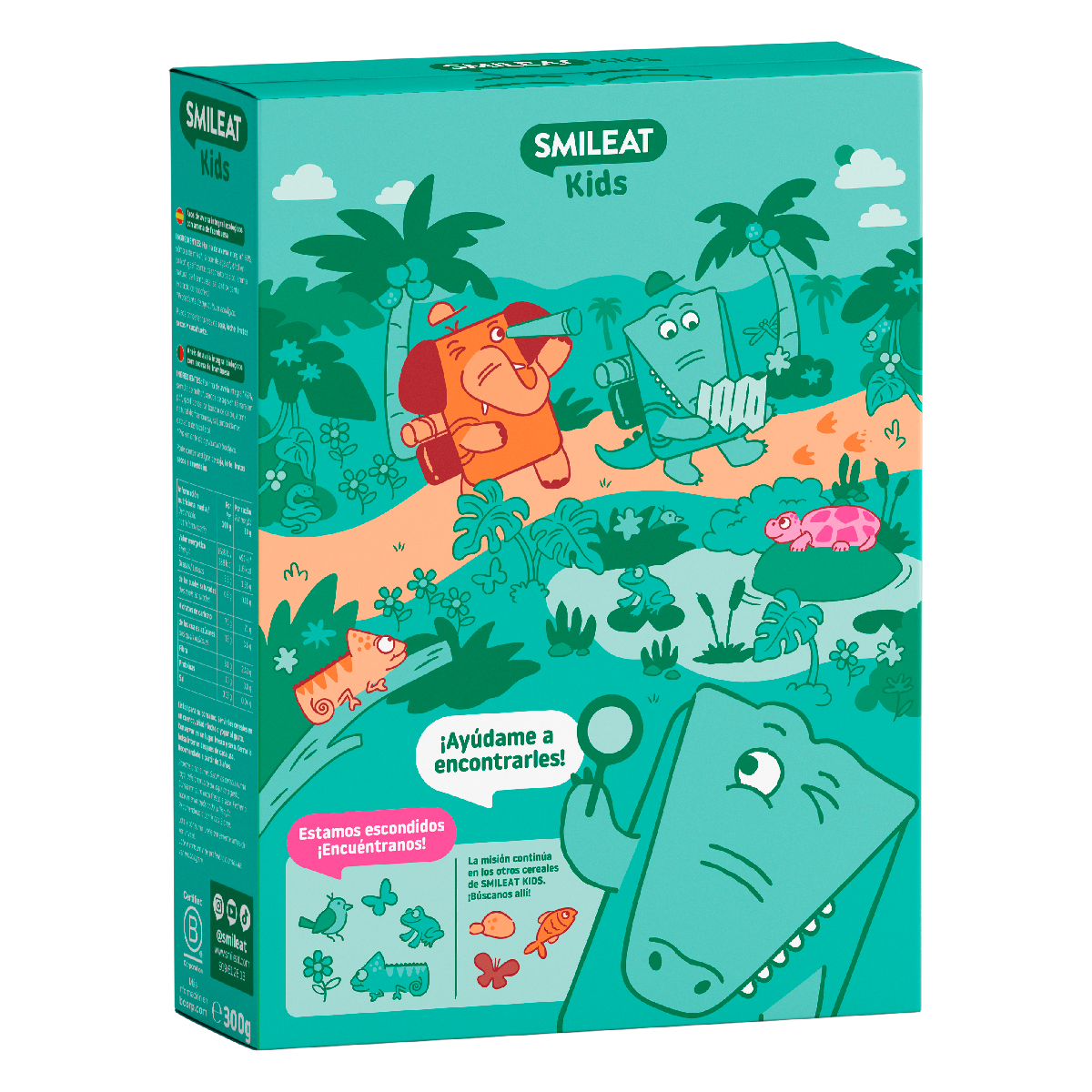Cereales de Avena Integral 100% Ecológicos Smileat Kids 300 g
