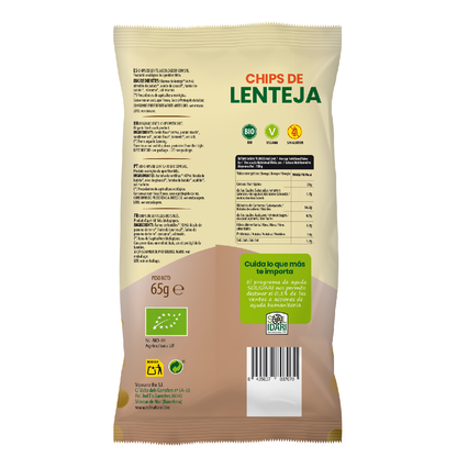 Chips de Lentilhas Orgânicas Sol Natural 65 g