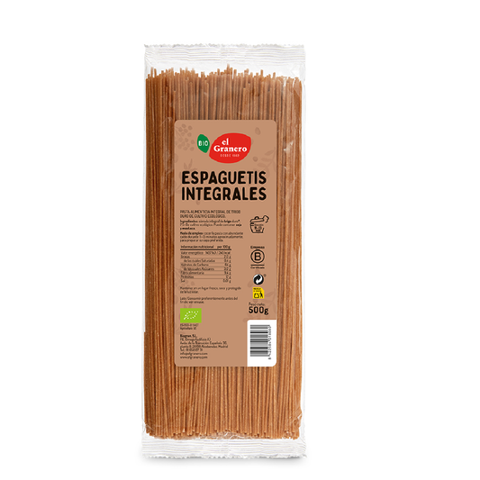 Esparguete Integral El Granero 500 g