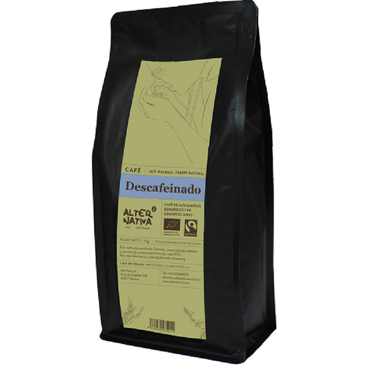 BIO Alternativa3 Café Descafeinado em Grão 1 kg
