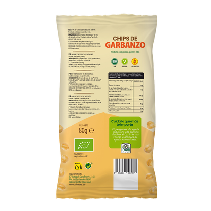Chips de Grão de Bico Sol Natural 80g