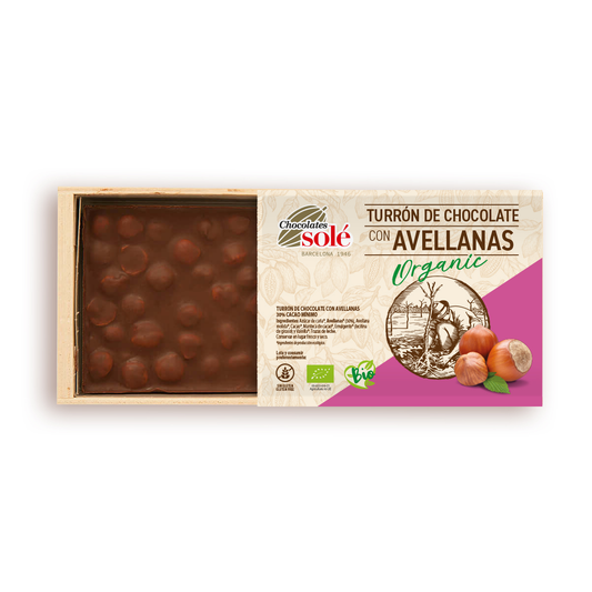 Solé Nougat de Avelã Biológico, 200g